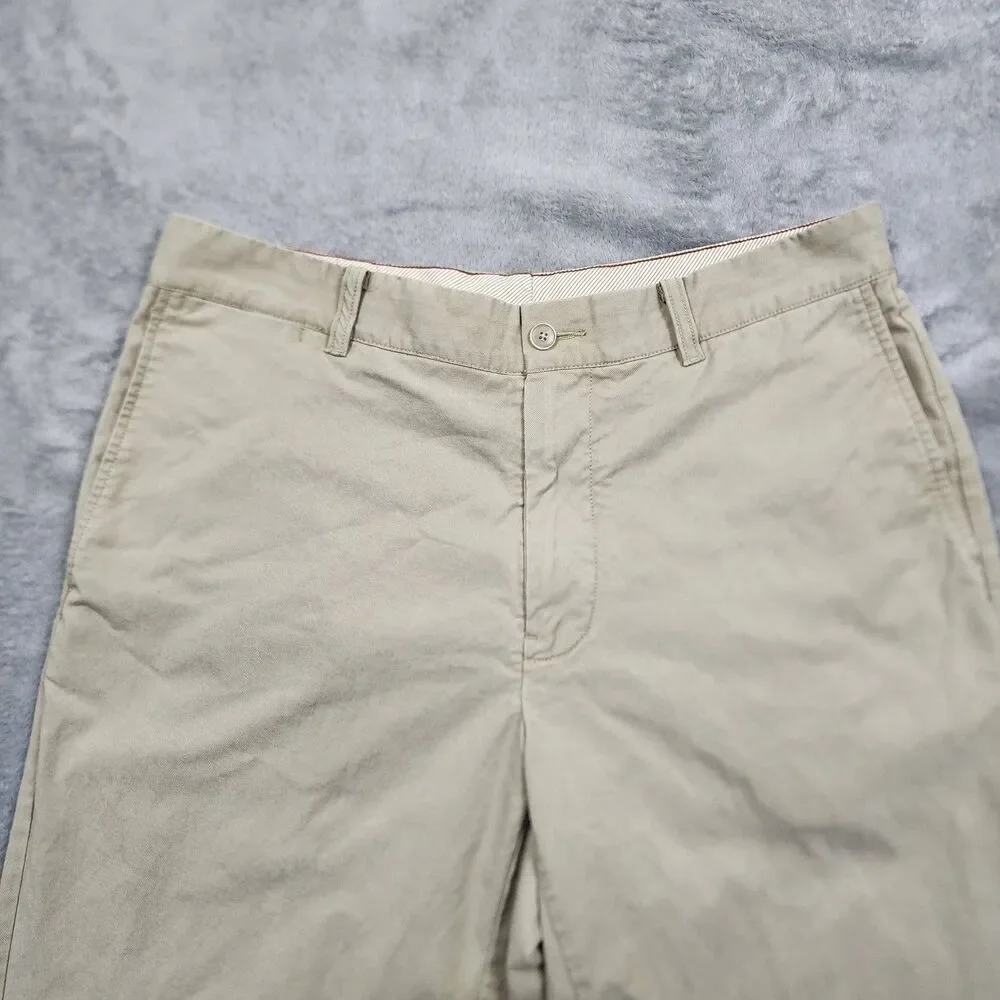 Tommy Bahama Men's Pants 34x30 Beige Straight Leg Lightweight Casual Trousers